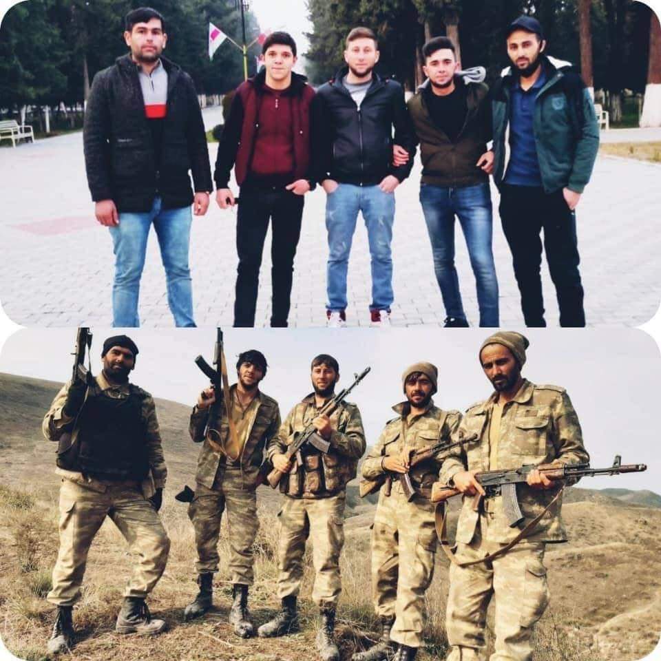 GaribovaElnara's tweet photo. Cəbhəyə yola düşən
Beş #dost
Beş #igid
Beş #əskər
Beş #qəhrəman
Var olun!!!
#LongLiveAzerbaijan
#LongliveAzerbaijanArmy
#KarabakhisAzerbaijan 🇦🇿🇦🇿🇦🇿 https://t.co/JRUGjewKwD