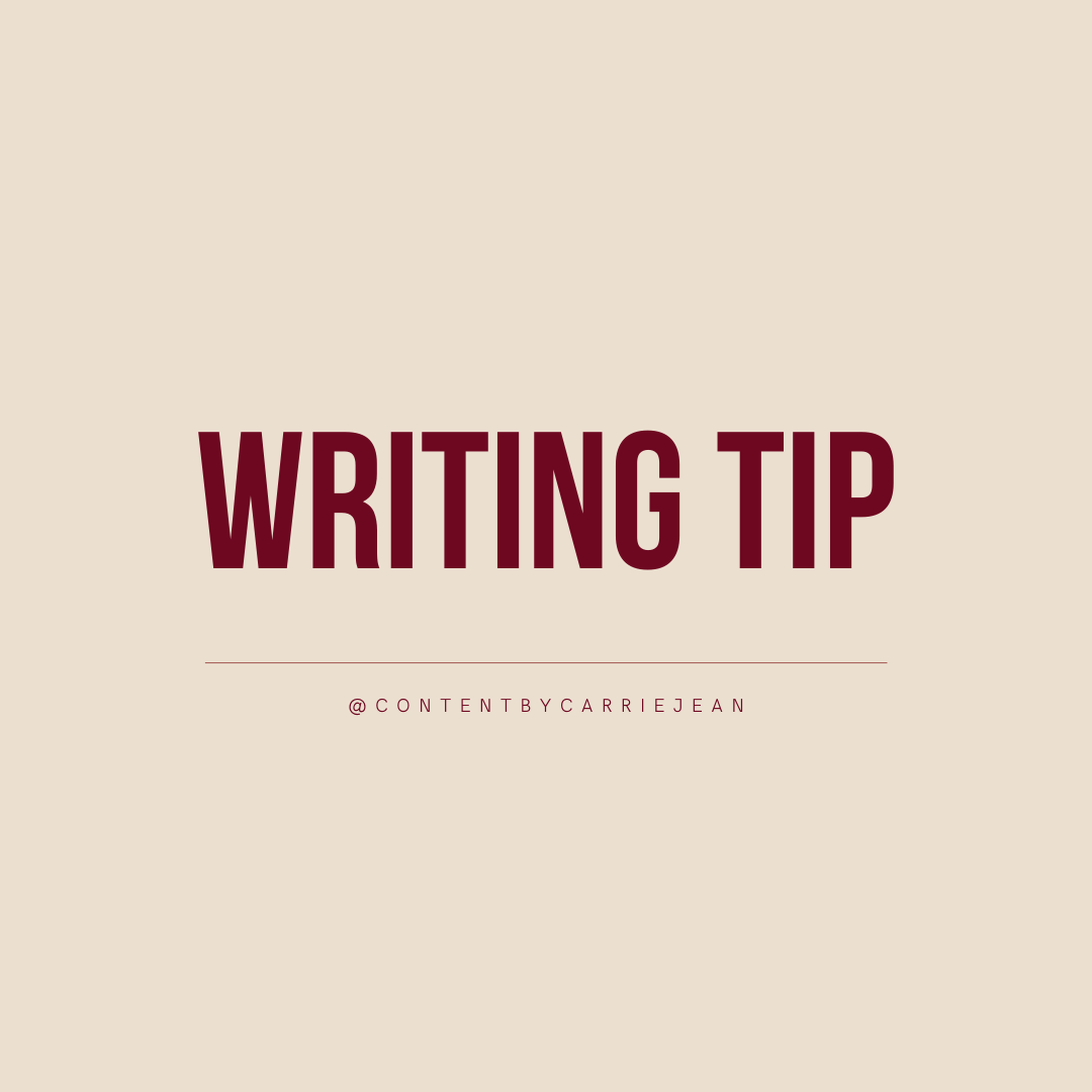 _CarrieJean's tweet photo. A little #WritingTip never hurt no body! #WritingCommunity https://t.co/HtDxZYtWiL