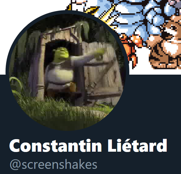 screenshakes's tweet photo. Today is my birthday! 🎉
Let's watch Shrek together ... in my avatar!

It will go one frame forward for each reply on this tweet https://t.co/NMpJ32XbaI