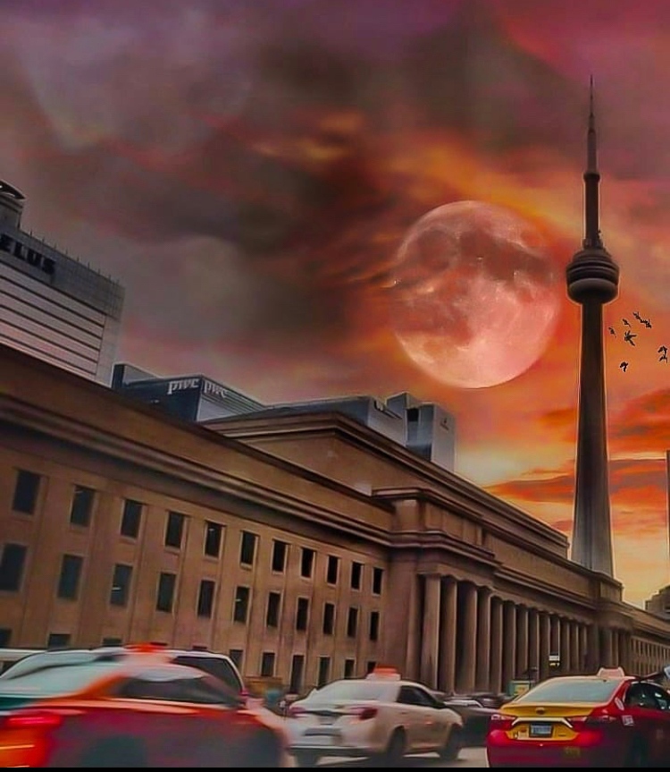 BeckTaxi's tweet photo. Do you know it's the Full Worm Moon this Sunday? Thank you, Ridita, for this super cool shot. Congrats, you are our photographer this week. check out her IG @ridsgraphy_!⁠
⁠
*Photographers &amp; artists, please tag us to be featured 
#BeckLovesTO #MovingtheSix #openyourcuriosity https://t.co/Uq4ATbZC09