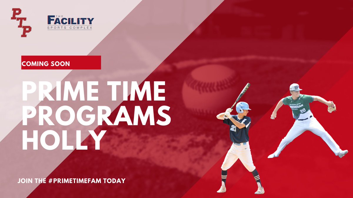 3PD_Performance's tweet image. We are happy to announce that starting August 2021 #PrimeTimePrograms will be expanding into Holly, MI at The Facility. Stay tuned for more information.... 

2021 locations:
 🔘 Waterford, MI
 🔘 Holly, MI 
 🔘 Grosse Pointe, MI