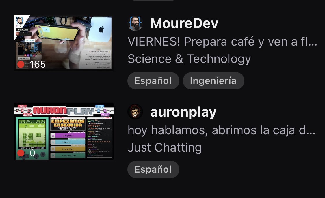 codejss's tweet image. Más viewers que auronplay @MoureDev