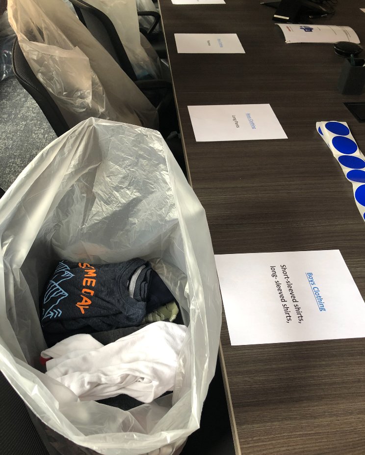 UpperEdge's tweet photo. The UpperEdge team was thrilled to partner with #CradlestoCrayons to take on their new #GivingFactory at Home initiative. The team organized, labeled, & sorted through children's clothing which will be given to children in need. Thank you @C2CBoston for all that you do! https://t.co/3yv2uaMdfL