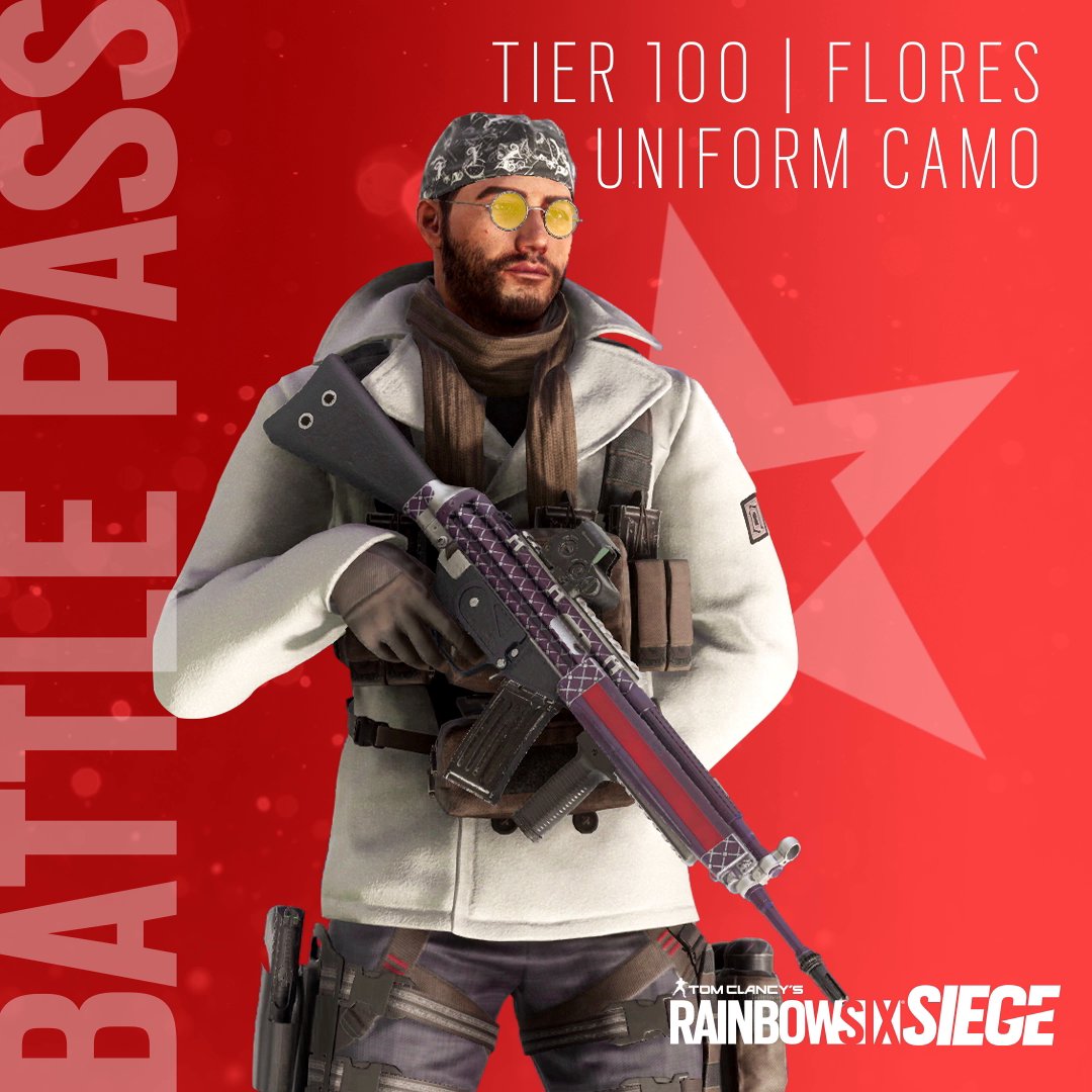 Rainbow Six Siege S Tweet All New Flores Uniforms And Headgear Are Here To Give The Latest Operator Some Extra Flair Get Them Now In The Crimson Heist Battle Pass Trendsmap