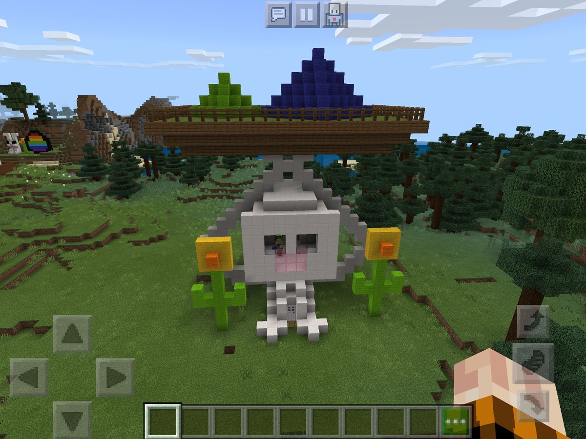 WPSYear5Gwyrdd's tweet photo. We had a great time this afternoon creating an Easter themed world. @PlayCraftLearn @Aspire2Be #minecraft #design #build #collaboration #easter #WPSstem https://t.co/GHATfVhXfR