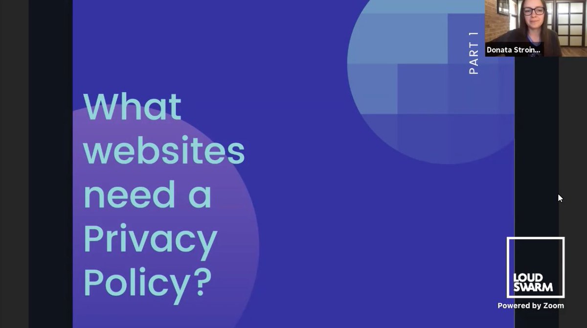 anastasiatymo's tweet image. Very important talk about privacy "The Three Things All Web Professionals Must Know About Privacy" by @donataskillrud #PWC2021