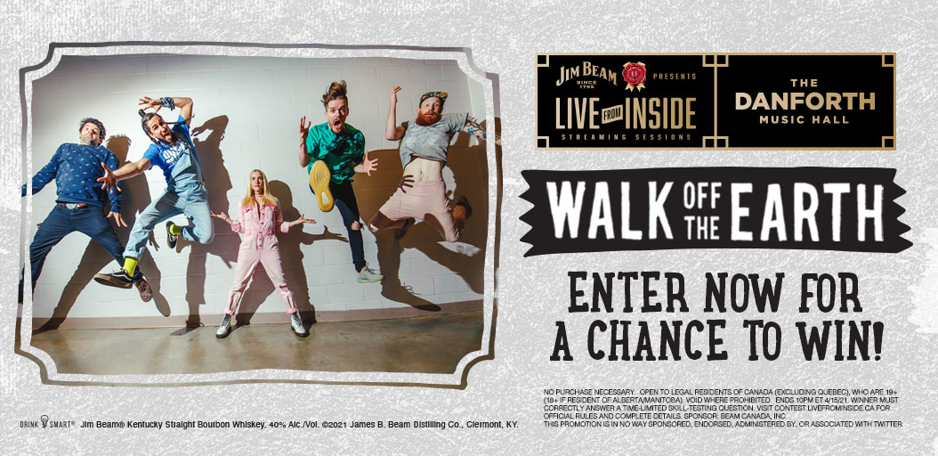 LiveNationFans's tweet photo. 🚨 Want to catch @JimBeam Bourbon Presents #LiveFromInside ft. @WalkOffTheEarth?

Enter for your chance to WIN:
▪️ 4 tickets to their @TheDanforthMH live stream
▪️ Virtual meet &amp; greet
▪️ Dinner for 4*
▪️ Jim Beam Bourbon Swag Kit

ENTER NOW: https://t.co/nAAg7xQnWB https://t.co/ZVIXIcMVcC