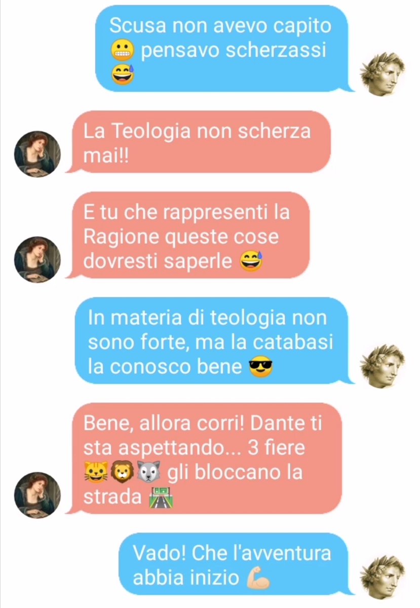 2bsCo's tweet photo. Virgilio e Beatrice ai tempi dei social (parte 2°)
@MuseLOMBARDIA @RaiGulp #DanteSocial https://t.co/VZPkajEkNd