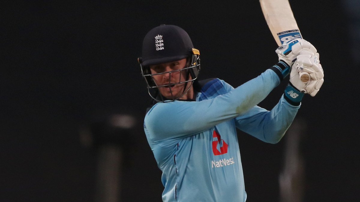ICC's tweet photo. England win by six wickets!

Bairstow and Stokes' huge second-wicket partnership and useful contributions from Jason Roy and Liam Livingstone help them level the series 🌟

#INDvENG ➡️ https://t.co/t8SUo38VoP https://t.co/FUIyQlY1QU