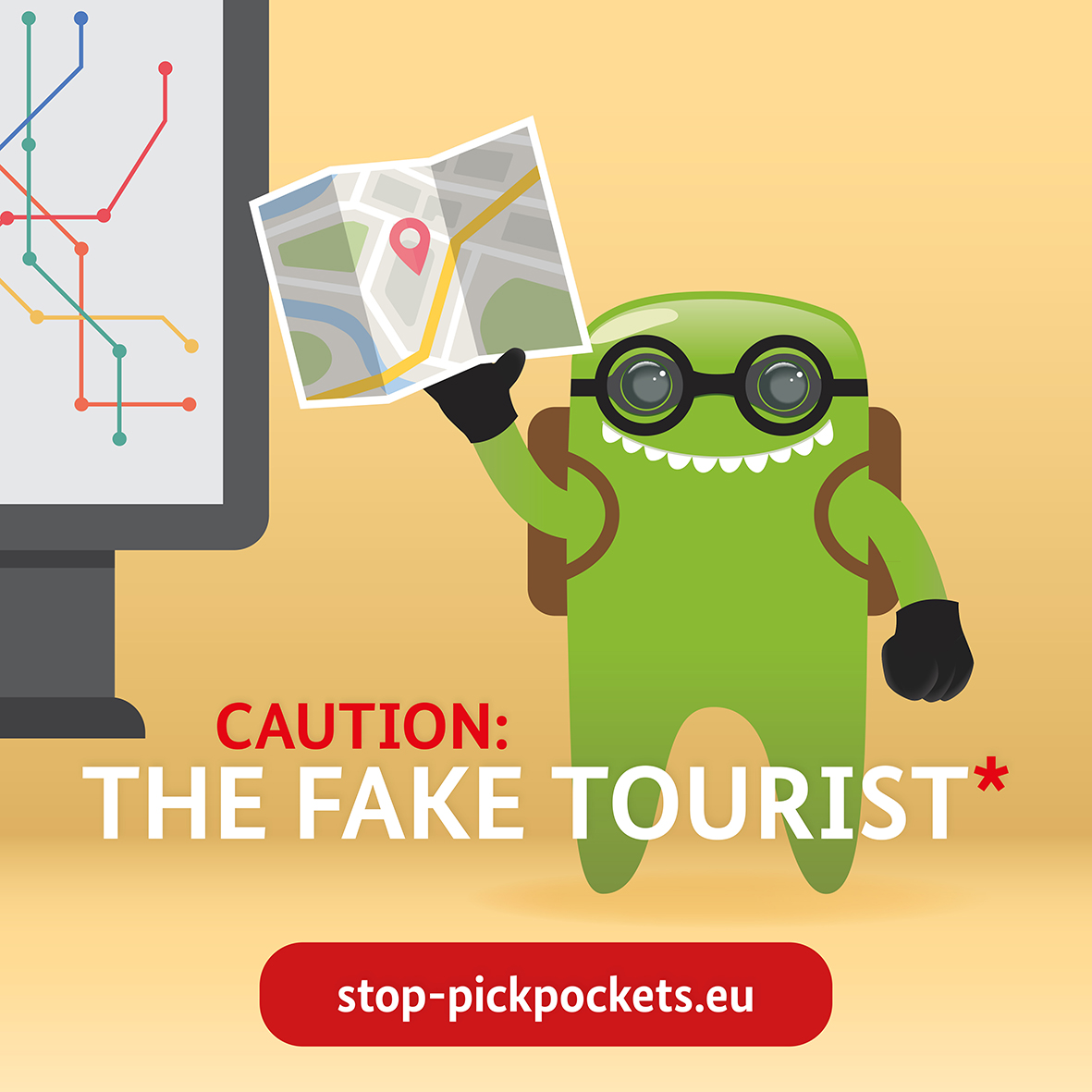Europol's tweet photo. Our mission is to support 🇪🇺 EU Member States in preventing and combating all forms of crime 

We are pleased to support this #stoppickpockets campaign from 🇩🇪 @ZivileHelden &amp; @bpol_nord

Don't let the money be pulled out of your pocket! Read more: https://t.co/sPxLQ5Vlaz #EMPACT https://t.co/j2XM7gDveV