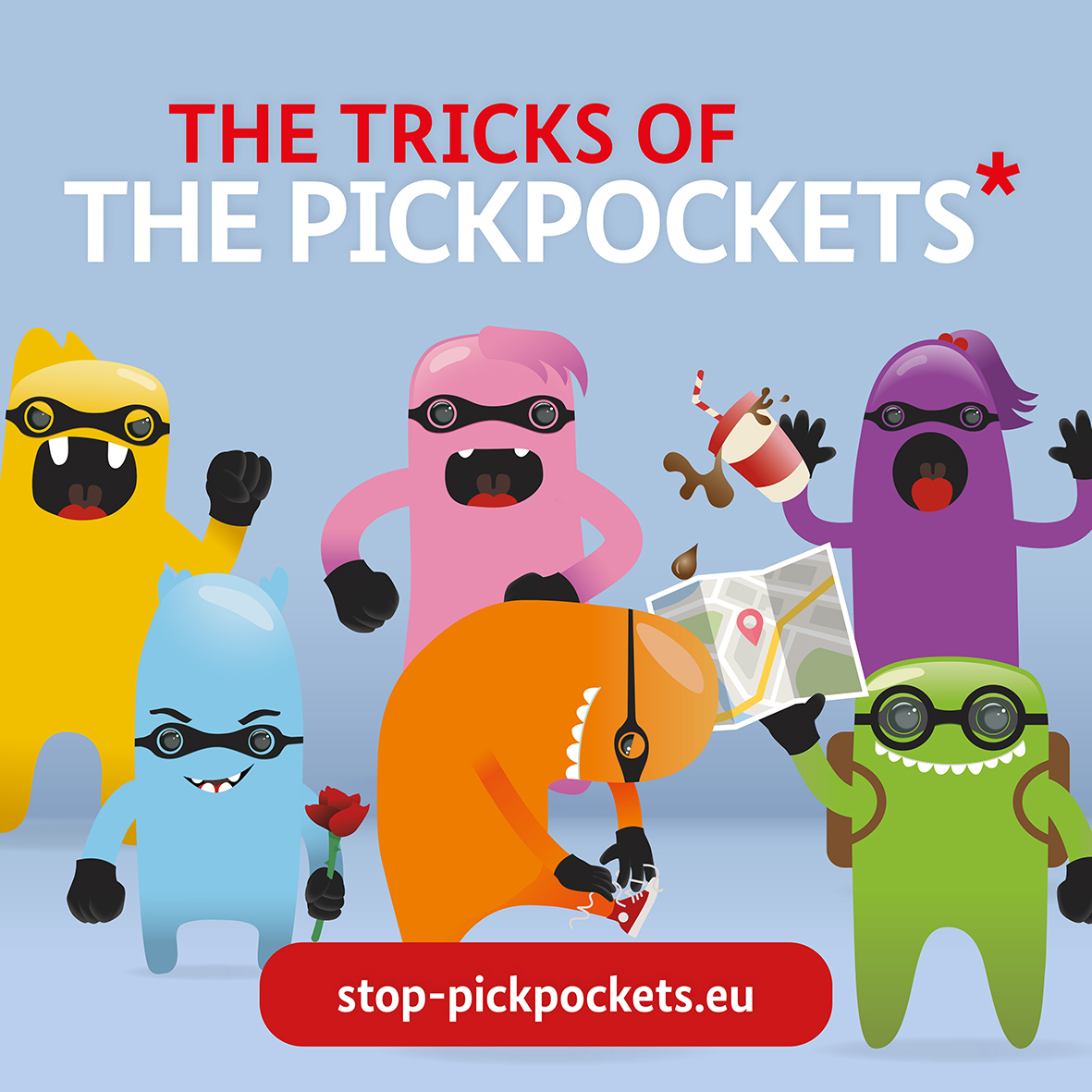 Europol's tweet photo. Our mission is to support 🇪🇺 EU Member States in preventing and combating all forms of crime 

We are pleased to support this #stoppickpockets campaign from 🇩🇪 @ZivileHelden &amp; @bpol_nord

Don't let the money be pulled out of your pocket! Read more: https://t.co/sPxLQ5Vlaz #EMPACT https://t.co/j2XM7gDveV