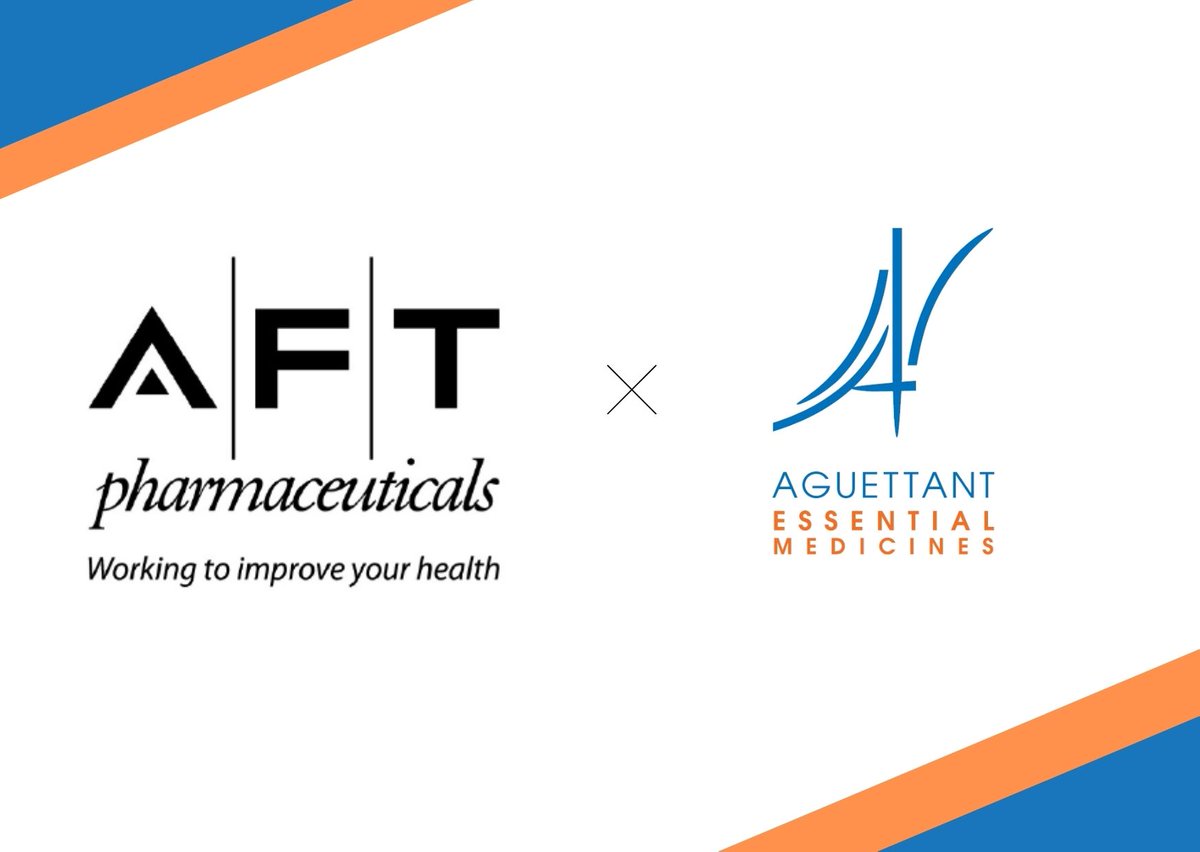 Aguettant is very proud to announce the signature of an exclusive licensing agreement with AFT Pharmaceuticals, for a brand-new pain management solution.

This #partnership is a key ingredient to support safer medical practices and a major step forward in Aguettant development.