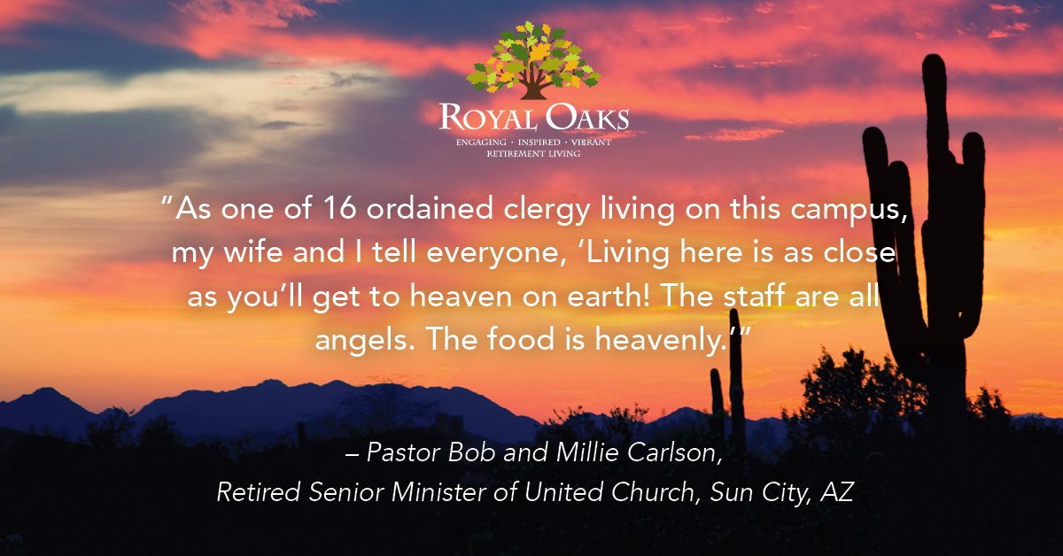 RoyalOaksLLC's tweet photo. For some, #RoyalOaks is considered heaven on earth! 😇  But don’t take our word for it … experience it for yourself. Call 623-377-7663 today. https://t.co/DzpRIsXUhw