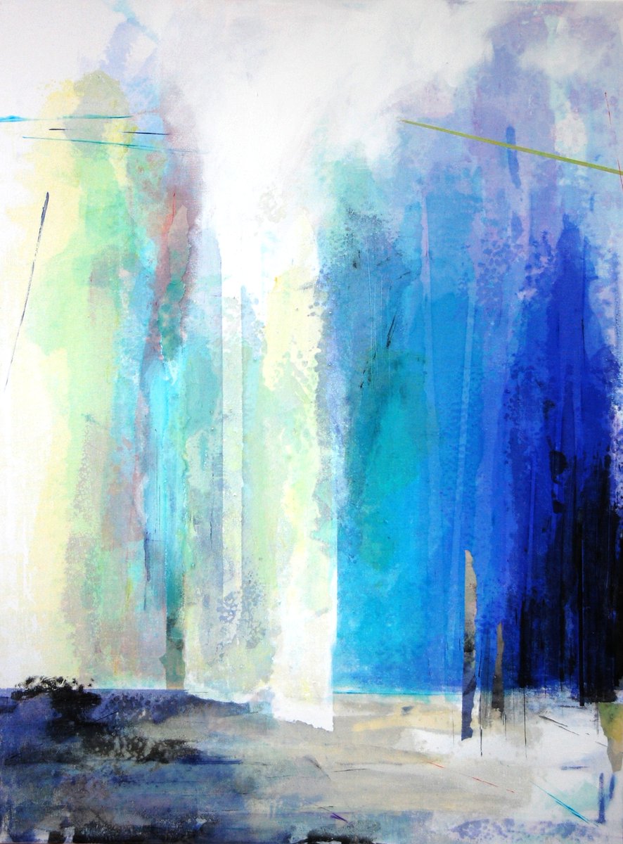TerryBeardArt's tweet photo. 'Dappled Light', one of a group of new large pieces made in response to the woodland surrounding my studio. h120 x w90cm. Hopefully will be shown later this year! https://t.co/td8Hwrmr0m