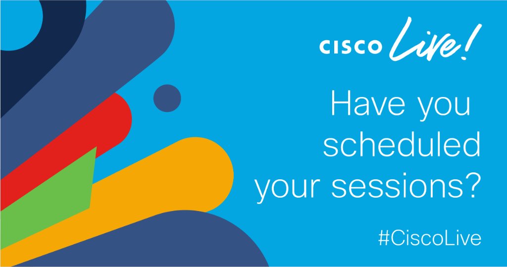 CiscoUKI's tweet image. Ahead of next week 👏 Build your personalized agenda 💻 Schedule technical education sessions 💡 Plan your two-days of #CiscoLive 📅 #CLEUR cs.co/6018HQNea