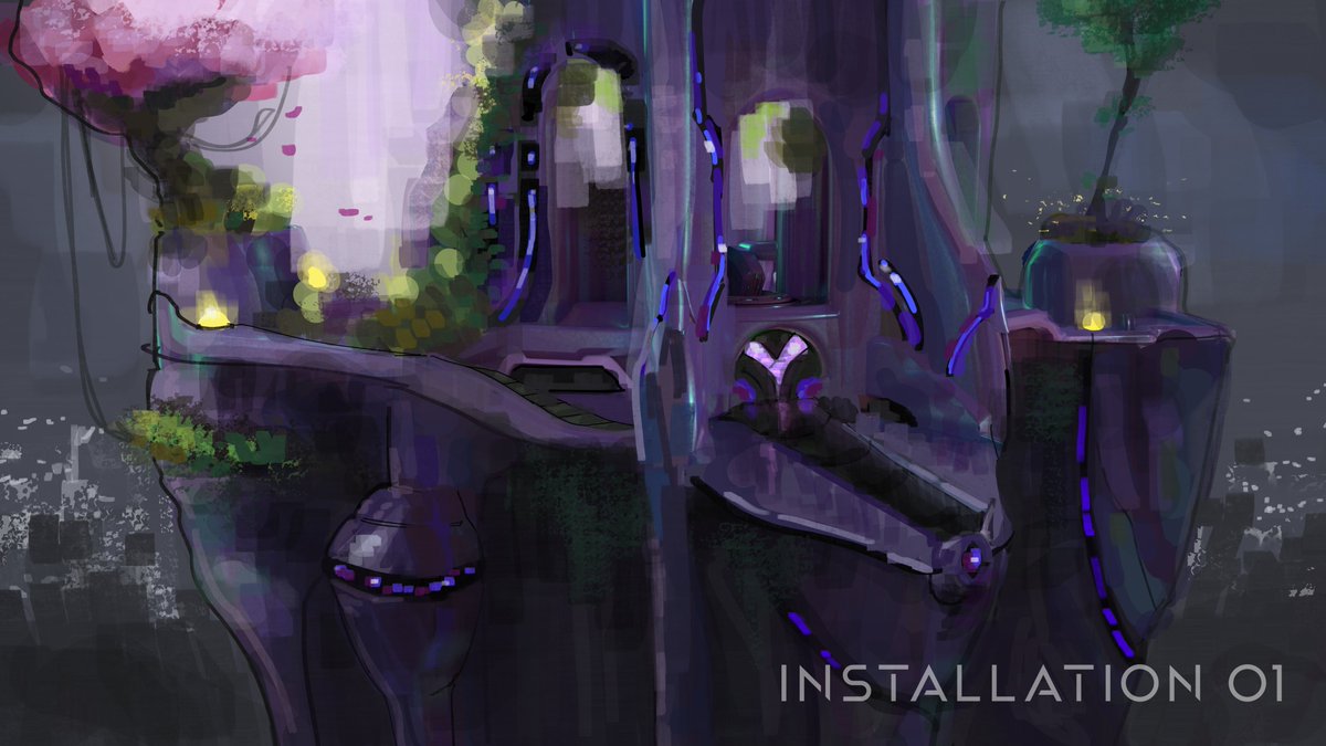 SamuelBrookman's tweet photo. Hi, how is everybody?
Been tagged multiple times, so here goes more work I've done for @Installation01: Concepts for "Judgement", a Covenant sanctuary map!

@NightDrake3D @Gazedsoul @pixelflaregfx @GeoArtacular 

Keep it up, ggb ;)

#HaloSpotlight #Halo #Installation01 #scifiArt https://t.co/f3jFkFEm08