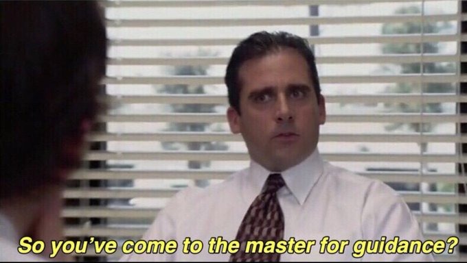 PMOtiger's tweet photo. When your boss asks you a question about #projectland. What do you think, @SteveCarell?
#Joke #FunFriday #TheOffice #theofficememe #SteveCarell #projectgurus #pmotraining #storytelling #makeitfun #learningisfun #plan #planning #ProjectManagement #ProjectManagementInstitute https://t.co/x7EhSRLoua