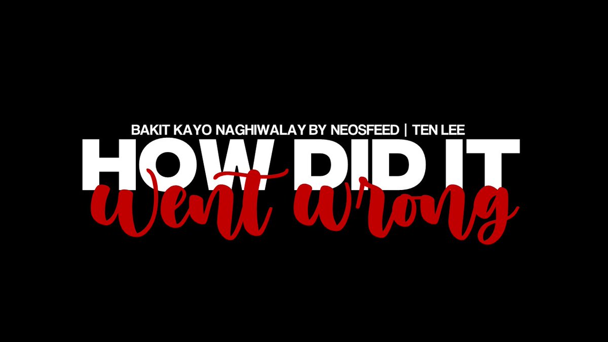 pagsaysay's tweet photo. how did it went wrong 

ten x reader one-shot au 

— you and ten were invited to a show, “bakit kayo naghiwalay?” where couples who broke up without closure ask themselves where it went wrong and finally finds answers https://t.co/5uwfC3VBcY
