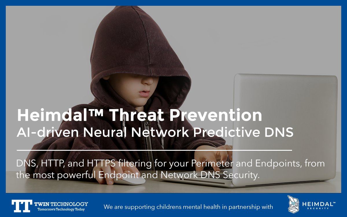 twin_technology's tweet photo. It is estimated that in the UK, over 4000 hacks take place each day. Twin Technology can support all your security needs and ensure you have the most up-to-date skills, protection, and response process in place.
https://t.co/znl6migdgi
#msp #heimdalsecurity https://t.co/0QrYv2K7pl