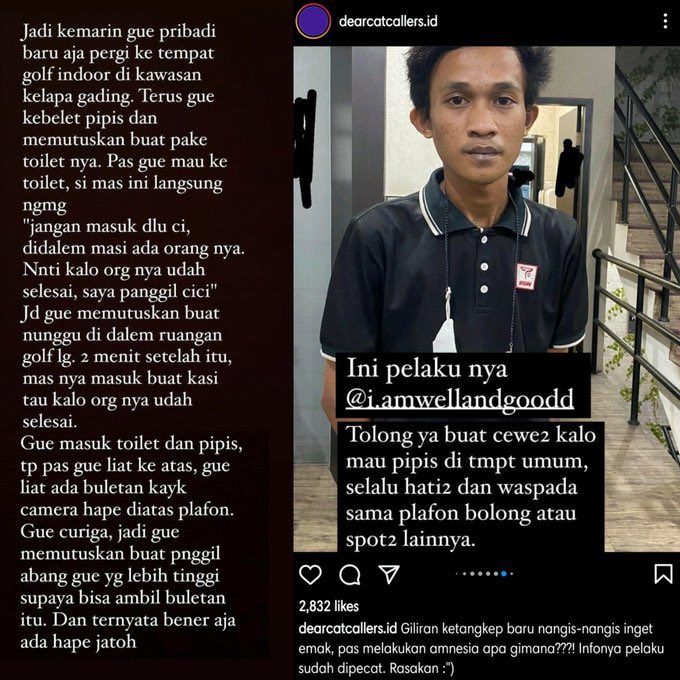 AREAJULID's tweet photo. Dis! Himbauan sekali lagi buat cewe-cewe jangan lupa berhati-hati dan harus super teliti di toilet umum. Entah langkah apalagi yg harus ditempuh biar kejadian begini gak terulang terus 😢 https://t.co/KaHPmq957J