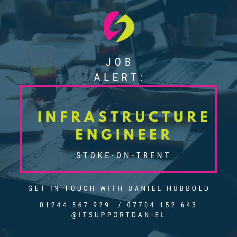 BigDataDaniel's tweet image. INFRASTRUCTURE ENGINEERS 

We are looking for a handful of ambitious Infrastructure engineers in the Stoke-on-Trent area. If you&apos;re looking to work in an environment where your career progression is a priority within one of Europe&apos;s largest companies please get in touch!!!