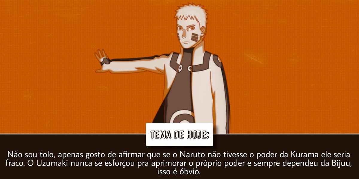 hojetema's tweet photo. Tema de Hoje: Naruto x Kurama https://t.co/WHzfs2ZT9p