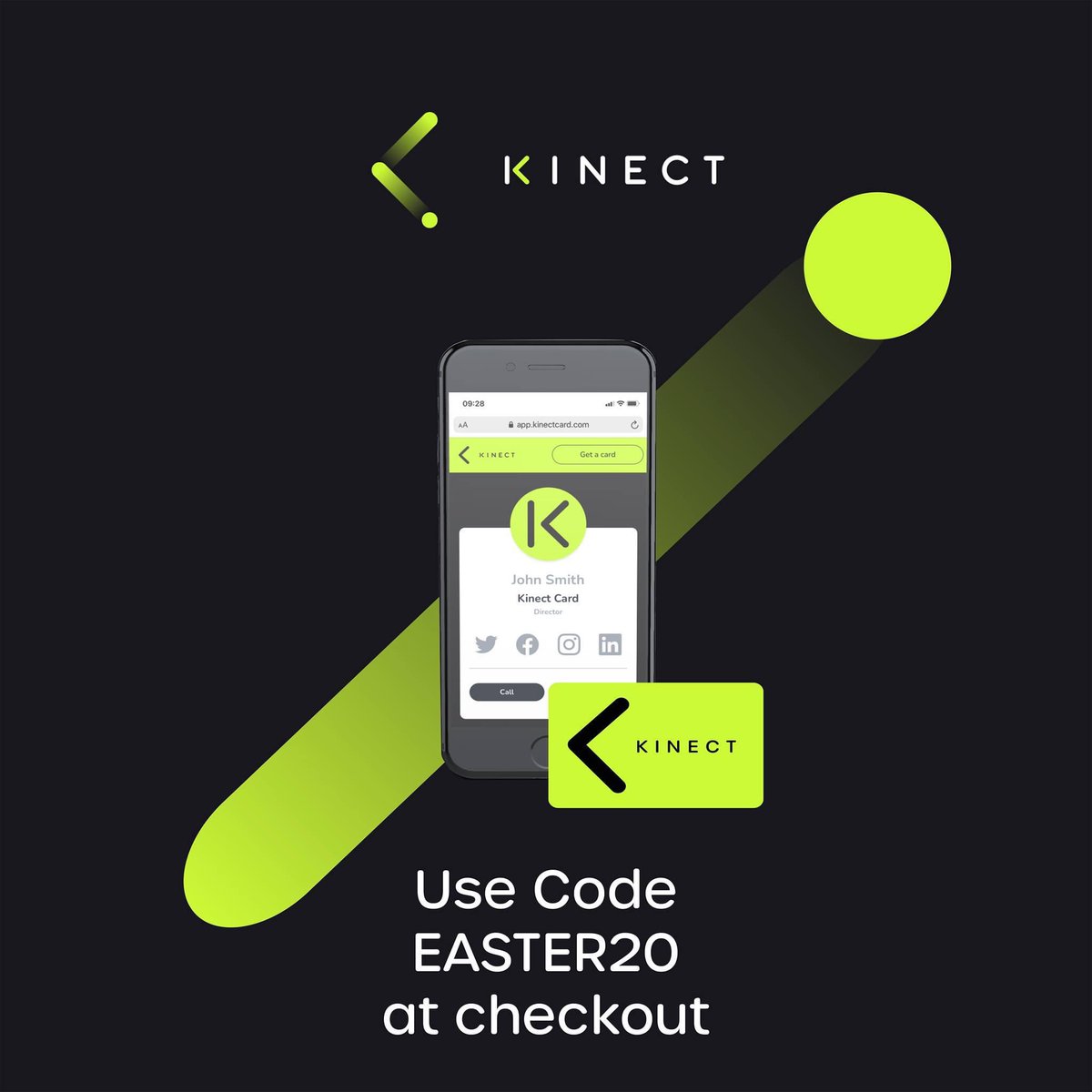 Kinect_Card's tweet image. Easter Sale | 20% off all products

Hurry !  limited time only ⏰

Use EASTER20 at checkout for 20% off

Perfect timing to freshen up your business card post lock down. 

Shop Now 
👇
kinectcard.com/shop