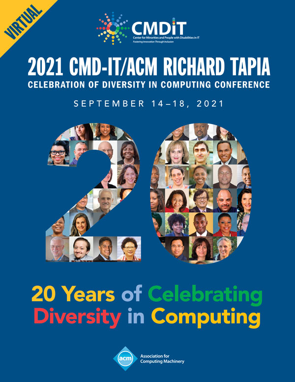 2021 Virtual Tapia Call For Participation and Scholarships Applications Deadlines Extende... conta.cc/3rk8F0Y