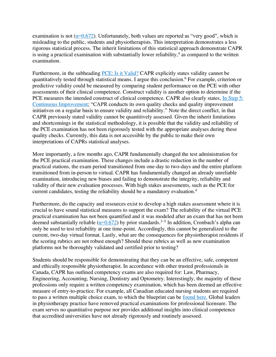 alexharriss13's tweet photo. In light of recent events surrounding physiotherapists in Canada, today I openly share this letter.  Perhaps this supports or conflicts with your current views. Awesome. That is what science is all about, to start a conversation!

https://t.co/D1gyDZFhHg

@PhysioCan https://t.co/fUdGwV4ZMd