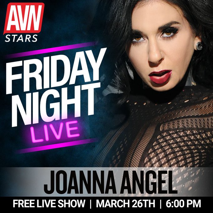 Tonight!! I’ll be live on #AVNStars @AVNMediaNetwork ✨at 6pm PST ✨ it’s a FREE live show!! Tune in and