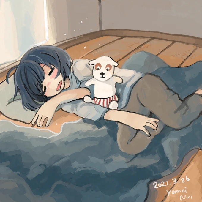 きょうのIKEAの犬 ひるね 