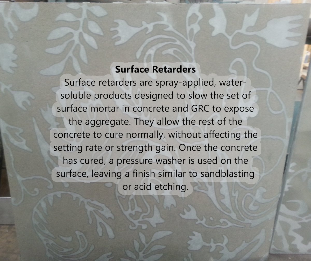 fibretechIntl's tweet photo. This week on Fact Friday: Surface retarders, what are they and can they be used in GRC?
#gfrc #concrete #fibre #grctesting #testing #grcpanels #engineering #manufacturing #quality #sprayingequipment #concrete #innovation #machinery #construction #engineering https://t.co/Q26TZ53ONM