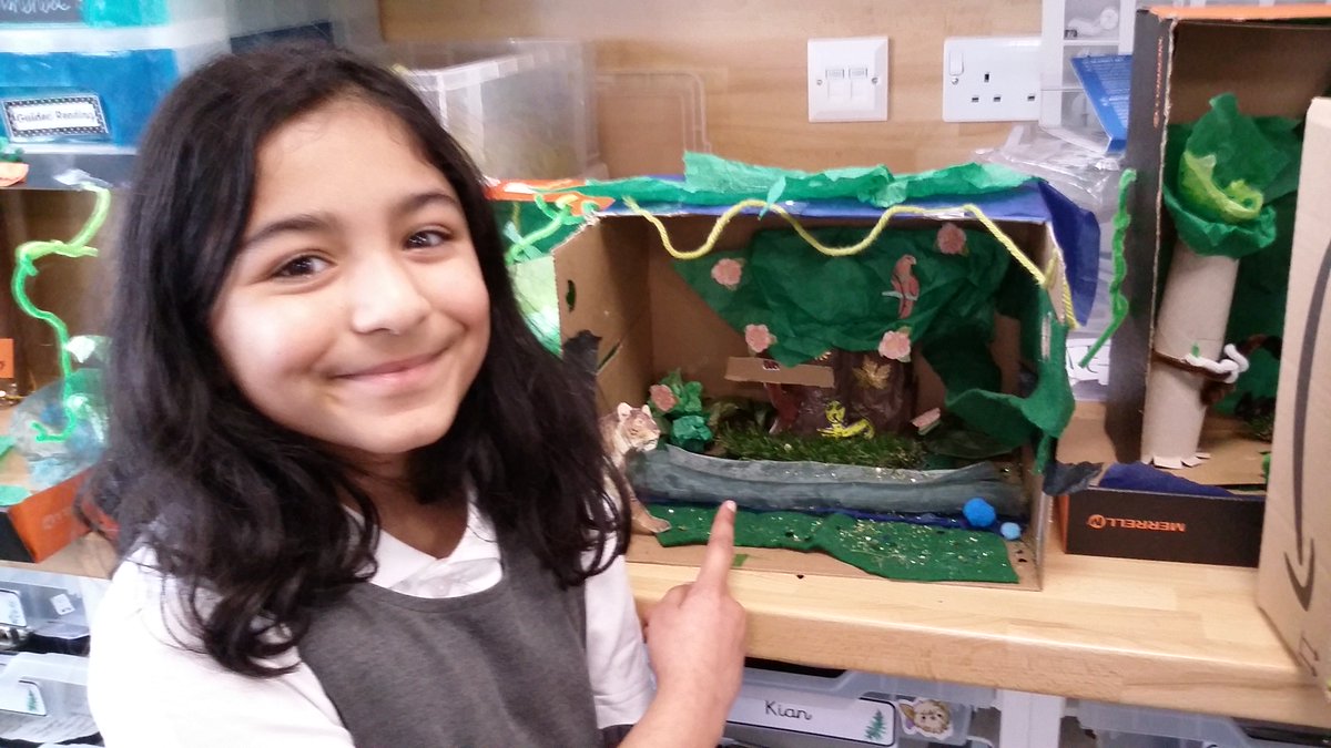 Evendons's tweet photo. Year 4 have been designing and creating a rainforest habitat diorama this afternoon. They have been showcasing their fantastic knowledge of the layers of the rainforest as well as the animals and plants within it. π
π¦π¦₯π·π¦ππΏ
#STEMflash #designtechnology https://t.co/6ywO9ijW3R