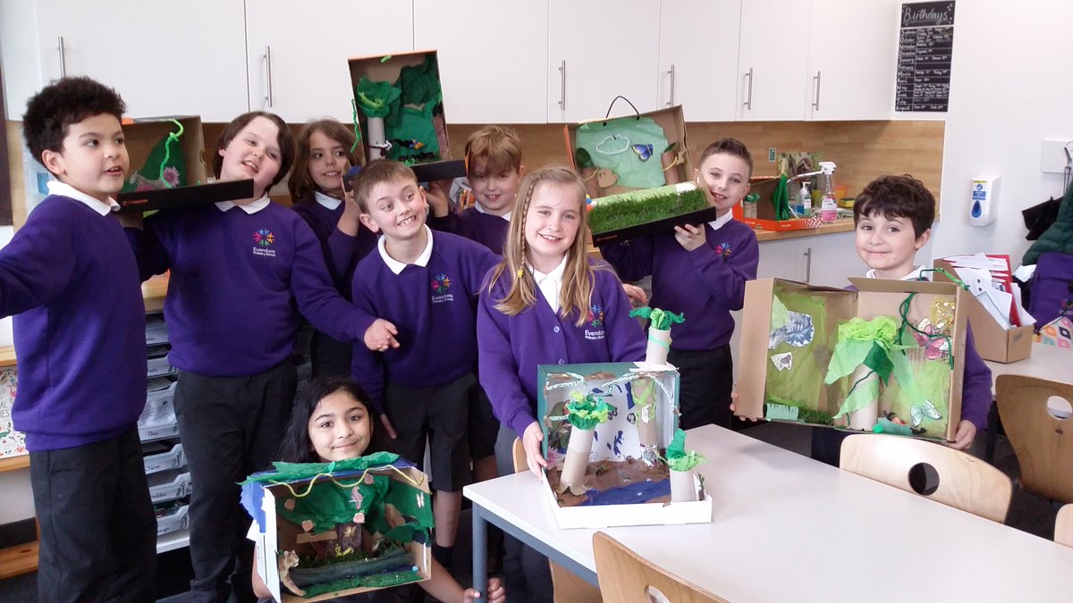 Evendons's tweet photo. Year 4 have been designing and creating a rainforest habitat diorama this afternoon. They have been showcasing their fantastic knowledge of the layers of the rainforest as well as the animals and plants within it. π
π¦π¦₯π·π¦ππΏ
#STEMflash #designtechnology https://t.co/6ywO9ijW3R
