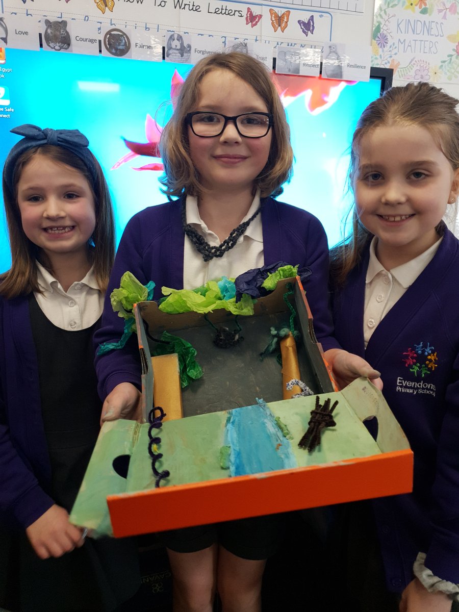 Evendons's tweet photo. Year 4 have been designing and creating a rainforest habitat diorama this afternoon. They have been showcasing their fantastic knowledge of the layers of the rainforest as well as the animals and plants within it. π
π¦π¦₯π·π¦ππΏ
#STEMflash #designtechnology https://t.co/6ywO9ijW3R