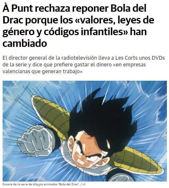Yo no opino de política todos la misma mierda. Ojalá un Kame Hame Ha a todos y a estos sectarios algo más.