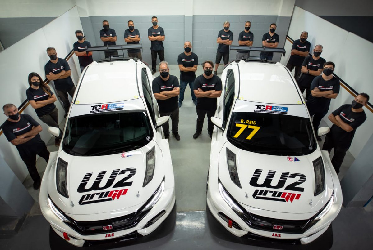 fiatcrworldtour's tweet photo. The 🏎️#HondaCivic #TypeR cars that'll be raced by 👨🔧#W2Racing in the inaugural season of 🏆#TCRSouthAmerica were delivered to the team managed by 👨💼#SerafinJúnior & 👨💼#DudaPamplona, with 👨🚀#RaphaelReis already announced as 1st driver for the campaign.
#TCR #TCRseries #motorsport https://t.co/MFRrJhCWLN