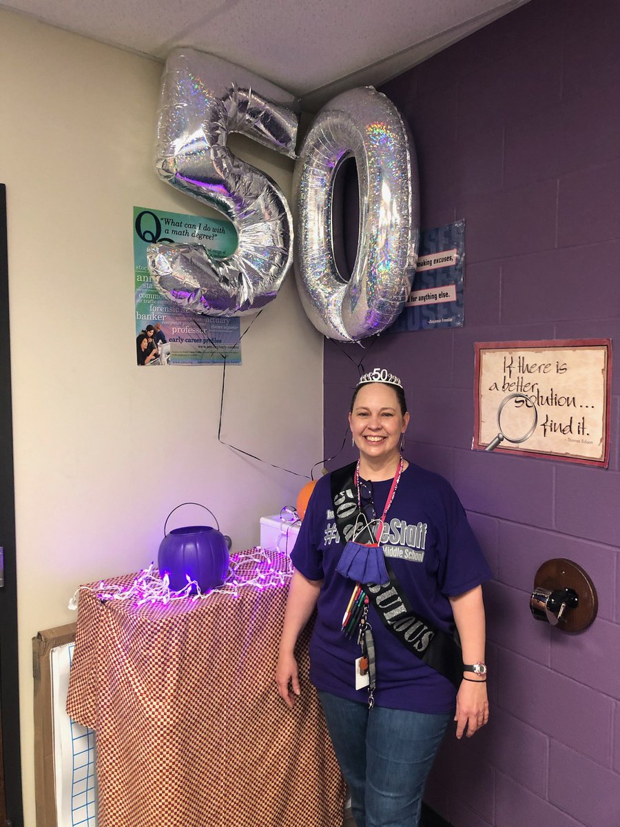 MMSTeam8_2's tweet photo. Happy 50th birthday to our fearless leader, @jenlking2003. You do so much for our team and are appreciated endlessly. We love you💜 #MiddidRising https://t.co/ETwRvr4nO9