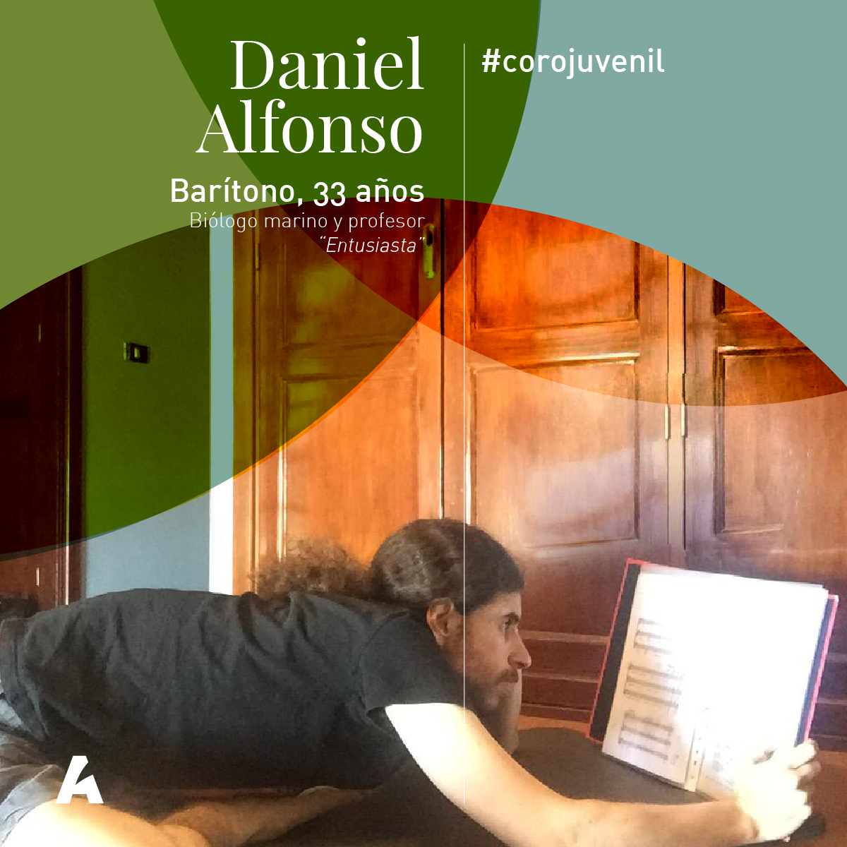 Entusiasta por naturaleza: te presentamos a Daniel Alfonso, barítono en <a href="/elcorojuvenil/">Novae Youth Vocal Ensemble</a>  🎶

#AuditorioDeTenerife #CoroJuvenilADT #CulturaSegura