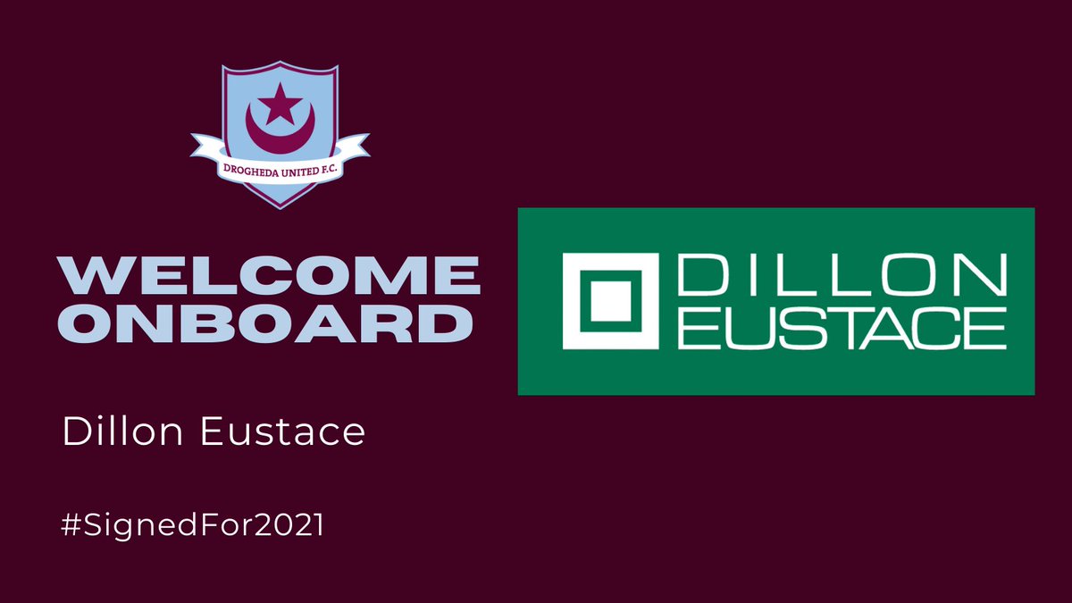 DroghedaUnited's tweet photo. Welcome onboard to our New Sponsor, Dillon Eustace.
@dilloneustace1 is a leading Irish law firm focused on financial services, banking, corporate and M&A, litigation & dispute resolution, real estate & tax.
Website: https://t.co/OBIcP4Z1mP
#SignedFor2021 https://t.co/gM3iiPQOZT