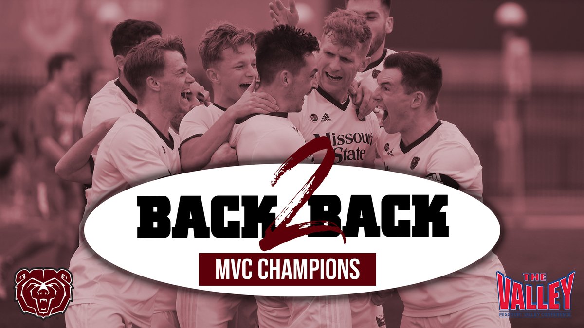 MoStateMSOC's tweet photo. 𝐁𝐀𝐂𝐊 𝟐 𝐁𝐀𝐂𝐊

#MSUBears earn their second straight @MVCsports regular-season championship!

🏆🏆 https://t.co/hhQzBrosGo