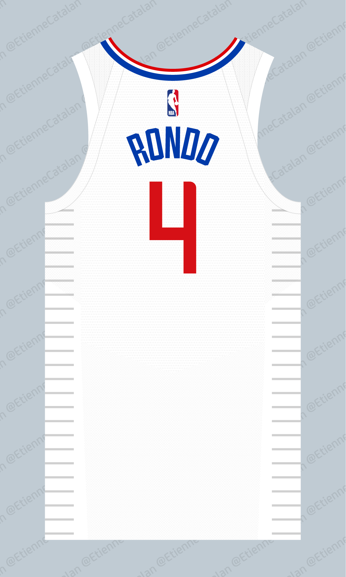 Etienne Catalan on X: Rajon Rondo (@RajonRondo) will wear No. 4 for the # Lakers. #NBA @UniWatch His number in Kentucky.  / X