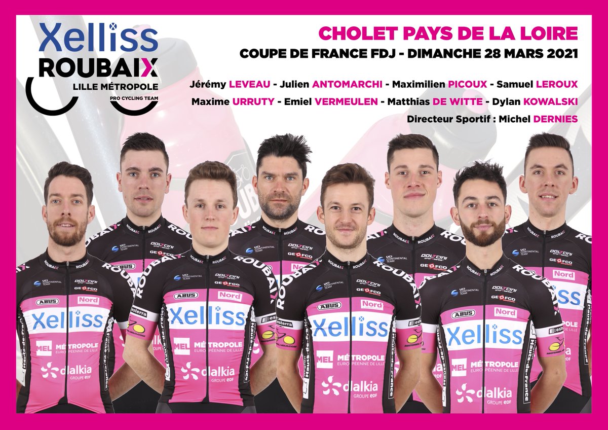 vanryselroubaix's tweet photo. C'est le retour de la Coupe de France FDJ ce dimanche 28 mars 2021 à l'occasion de Cholet Pays de la Loire @CHOLETPDLL Présentation et compo sur https://t.co/SCBWTnaecQ @LNC_CYCLISME @Xelliss2 @roubaix @MEL_Lille @ShimanoROAD @Materielvelo @bjorkaFR @departement59 @hautsdefrance https://t.co/8Bs7ZQbVMK