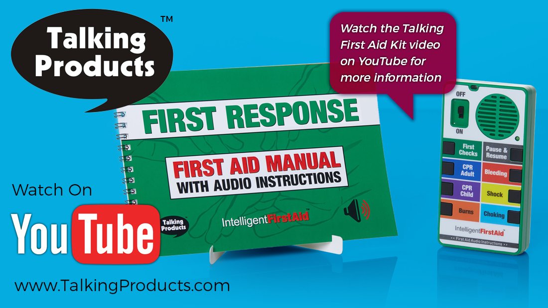 TalkingPro's tweet photo. Need #FirstAidTraining or #CPRTraining at home or at your place of work in an #Emergency then use the @TalkingPro #FirstAid Device. An invaluable low-cost #Talking #Medic which could be a #LifeSaver If you are a #FirstAidResponder watch our video here https://t.co/qkABYCYTCL https://t.co/wJzU1XbduS