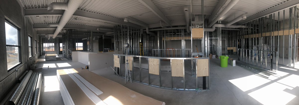 cashmobstalbert's tweet photo. Coming soon @citysprucegrove Drywall starting today! @LeadingEdgePT #technology #skills #community #fun https://t.co/Q6XpL4fP8b