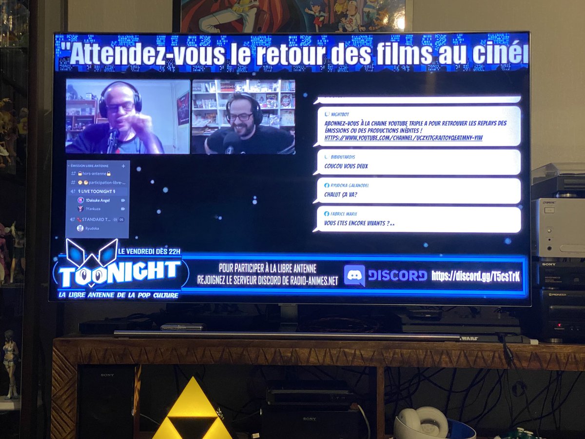 DamienTremollet's tweet photo. #Toonight l'émission libre antenne sur @RadioAnimesNet en direct devant mon écran 4K comme tous les 15 jours ! https://t.co/SyBcu5Tumg