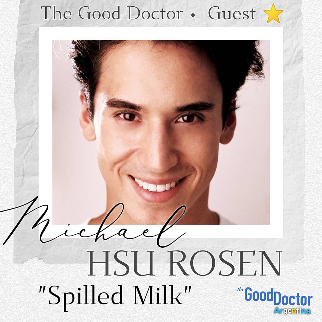 TheGoodDoctorAr's tweet photo. #𝙏𝙝𝙚𝙂𝙤𝙤𝙙𝘿𝙤𝙘𝙩𝙤𝙧 • 𝙂𝙪𝙚𝙨𝙩 𝙎𝙩𝙖𝙧 ⭐ • #MichaelHsuRosen

Next Monday March 29th don't miss our Guest Star ⭐

@michaelhsurosen will be #LeoChen in the next episode of @GoodDoctorABC
title #SpilledMilk
Welcome to TGD Michael
#FreddieHighmore 
@sptv 
@ABCNetwork https://t.co/ZAxCnMUXDQ