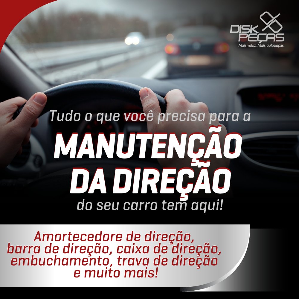diskpecas's tweet photo. Nada de sofrer com problemas na direção do seu carro! Todas as peças que você precisa para mantê-la com a manutenção em dia estão aqui na Disk Peças! 🚗🚘

#diskpeças #freios #revisão #segurança #comprasegura #autopeças #maisvelozmaisautopeças #melhoresmarcas #óleo #automóvel https://t.co/v2xlMEnRGc