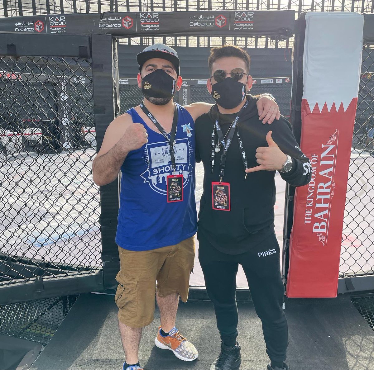 ShortyTorresMMA's tweet photo. We did it dad! @dtek03768046 and I miss you 💜🖤#TorresBrothers #WeCameALongWay #ChiTown #Dtek #ShortyG We Can, We Will, Together, We Are, #TeamShorty https://t.co/2gFUFioHLs