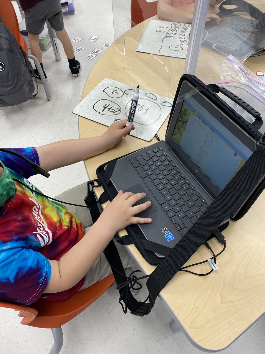 sckteach's tweet photo. Red Bird, Red Bird what do you see? I see mathematicians solving problems working in small group with me. #showhowyouknow https://t.co/RTNn3Hn4rg